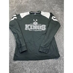 NHL Shirt Mens‎ Large 42/44 Los Angeles Kings USA Crew Neck Long Sleeve Pullover